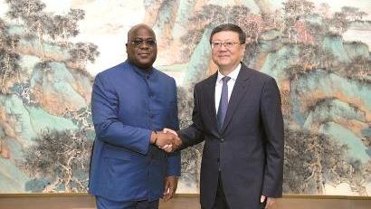 陈吉宁会见刚果（金）总统齐塞克迪，更好发挥地方优势 搭建平台拓展经贸投资合作空间